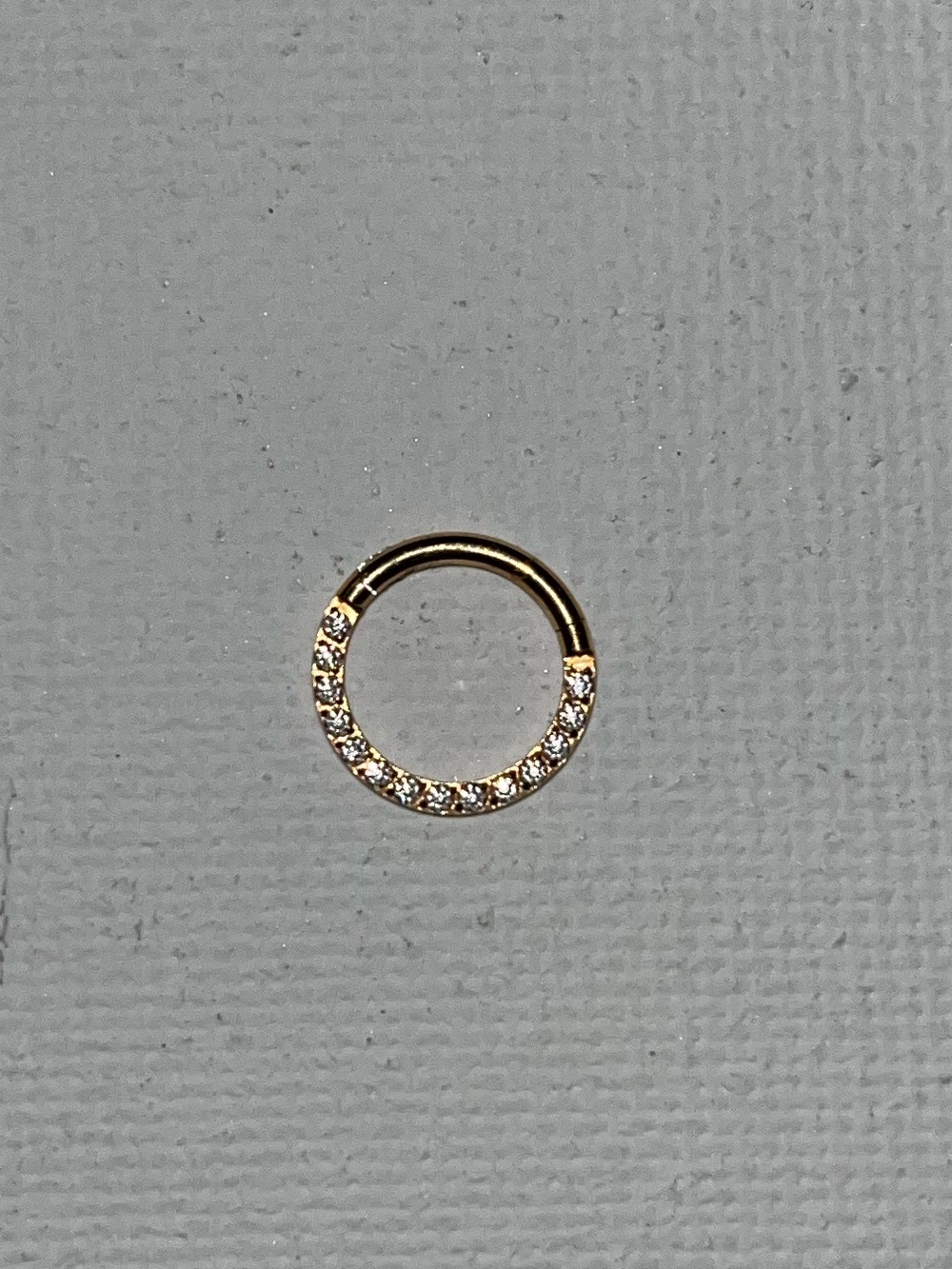 Gold  plated Hoop Nose Ring